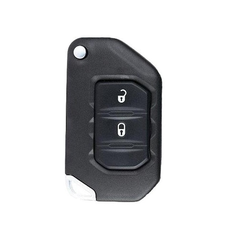Keyless Factory 2021 Jeep Wrangler Gladiator / 2-Button Smart Flip Key Remote / PN: 68416786AB / OHT RFK-WRNG-2